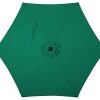 31UBi7-p7L._AC_.jpg Sekey® 2.7m Parasol inclinable pour Patio Jardin Balcon Piscine Plage Rond Sunscreen UV50+ Forêt Verte