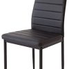 Albatros 2698 MILANO Lot de 6 chaises, noir