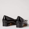 Marque Amazon - find. Mini Heel Leather Ballet, Escarpins femme