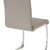 31fsJjWgQSL._AC_.jpg Albatros chaise cantilever BURANO Lot de 4 chaises, beige, testé par SGS