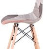 31pQsazR1L._AC_.jpg INJOY Life Chaises de Salle à Manger Chaise Patchwork rétro Chaise de Salon de Salle à Manger en Tissu chaises d'appoint pour Cuisine Salle à Manger Ensembles de 4, Marron