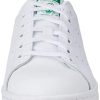 adidas Originals Stan Smith J, Baskets Mixte Enfant, Footwear White/Footwear White/Green, 38 EU