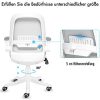 410aneFY2LL._AC_.jpg YU YUSING Chaise de Bureau Fauteuil Siège Ergonomique avec Accoudoirs Pliables, Dossier Inclinable, Support Lombaire, Pivotant à 360 °,Hauteur Réglable, Gris