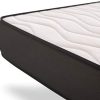 Home Heavenly TOC Matelas à mémoire de Forme économique 15 cm d'épaisseur Blanc avec Bord Gris Lit 90 x 190 cm