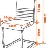 415jsBgFHyL._AC_.jpg Albatros chaise cantilever BURANO Lot de 4 chaises, beige, testé par SGS