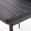 Albatros 2698 MILANO Lot de 6 chaises, noir