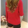 41D55FP8-jL._AC_.jpg Aswinfon Pull Femme Laine Maille Col V Hiver Chaud Manches Longues Tricot Chandail Pullover Sweater Top