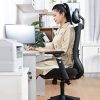 41EVIHePt1L._AC_.jpg Aiidoits Chaise de Bureau, Fauteuil de Bureau, Soutien Lombaire Ajustable, Hauteur Accoudoirs Appui-tête Réglables, Dossier Ergonomique Inclinable en Maille, Siège Pivotant à roulettes, Charge 150 kg
