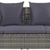 41IHJKxtQJL._AC_.jpg vidaXL Canapé de Jardin Résine Tressée Gris Fauteuil Chaise de Terrasse Balcon