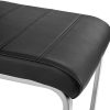TecTake Lot de 4 Chaise de Salle à Manger Chaise Cantilever | diverses Couleurs et modèles au Choix - (4X Noir | No. 402553)