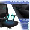 41J2yau9yJL._AC_.jpg Komene Chaise de Bureau Ergonomique Fauteuil de Bureau en Maille à Dossier Haut avec Appui-tête Support Lombaire pour Maison Bureau (Noir)