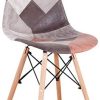 41PYl9JRBLL._AC_.jpg INJOY Life Chaises de Salle à Manger Chaise Patchwork rétro Chaise de Salon de Salle à Manger en Tissu chaises d'appoint pour Cuisine Salle à Manger Ensembles de 4, Marron