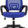 41SRKBKPML._AC_.jpg Yaheetech Chaise de Bureau à roulettes Maille Mesh Fauteuil de Bureau Ergonomique Inclinable Pivotant Siège et Base Plus Larges Hauteur Réglable avec Accoudoirs Bleu
