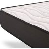 Home Heavenly TOC Matelas à mémoire de Forme économique 15 cm d'épaisseur Blanc avec Bord Gris Lit 90 x 190 cm