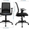 41aBOoWMDnL._AC_.jpg INTEY Chaise de Bureau, Fauteuil Ergonomique avec Accoudoir et Hauteur Réglable, Dossier Inclinable Soutien Lombaire, Rotation Silencieux, Capacité Maximale 120kg (Livraison Rapide DHL)