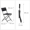 41bNOm0MkiL._AC_.jpg Relaxdays Meuble de jardin Bastian Noir 60 x 60 x 75,5 cm