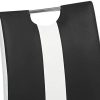 41eQffLGPvL._AC_.jpg IDMarket - Lot de 4 chaises PIA Noires et Blanches pour Salle à Manger