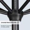 41fJvq4oUsL._AC_.jpg Sekey® 2.7m Parasol inclinable pour Patio Jardin Balcon Piscine Plage Rond Sunscreen UV50+ Forêt Verte