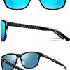 ATTCL Homme Lunettes De Soleil Polarisé Al-Mg métal Cadre Super Léger