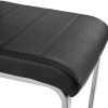 41r9kGVr42L._AC_.jpg TecTake 800810 Lot de 6 Chaises de Salle à Manger Dossier Ergonomique Assise et Dossier Rembourrés Piètement en Acier – Diverses Couleurs (Noir)