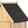 511sulBogL._AC_.jpg IDMarket - Armoire de Jardin abri en Bois Naturel avec Toit bitumé