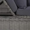 512Rkes2u6L._AC_.jpg vidaXL Canapé de Jardin Résine Tressée Gris Fauteuil Chaise de Terrasse Balcon