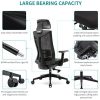 512SZyRhFiL._AC_.jpg Amazon Brand – Umi.Chaise de Bureau Ergonomique-Fauteuil de Bureau avec Soutien au Niveau des Lombaires et Accoudoirs en Polyuréthane Réglables-Siège Rembourré-Capacité de Charge Maximale de 150kg