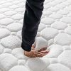 Vesgantti Matelas 24cm Épaisseur Ressorts Ensachés en Mousse Mémoire de Forme Transpirant 7 Zone de Confort CertiPUR-US (Tight Top, 90x190)