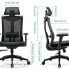 517MDZc3xL._AC_.jpg Amazon Brand – Umi.Chaise de Bureau Ergonomique-Fauteuil de Bureau avec Soutien au Niveau des Lombaires et Accoudoirs en Polyuréthane Réglables-Siège Rembourré-Capacité de Charge Maximale de 150kg