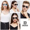 518-D3tho7L._AC_.jpg Duco Nouveau Design Lunettes de soleil Classique Rétro Style Aviateur Lunettes de Soleil Polarisées en Miroir Filtre Catégorie 3 CE 3025K