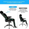 51El08VjjXL._AC_.jpg INTEY Chaise de Bureau, Fauteuil Ergonomique avec Accoudoir et Hauteur Réglable, Dossier Inclinable Soutien Lombaire, Rotation Silencieux, Capacité Maximale 120kg (Livraison Rapide DHL)