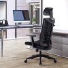 51IMFGrQZHL._AC_.jpg Amazon Brand – Umi.Chaise de Bureau Ergonomique-Fauteuil de Bureau avec Soutien au Niveau des Lombaires et Accoudoirs en Polyuréthane Réglables-Siège Rembourré-Capacité de Charge Maximale de 150kg