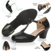 51NXePhS2xL._AC_.jpg Femmes Talon Moyen salomé découper Chaussures Richelieu Escarpins Pointure