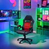 51Xy-ulX2ML._AC_.jpg TecTake Chaise Fauteuil siège de Bureau Hauteur réglable Sportive (Noir-Rouge | 403465)