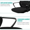 51YB0ffJAtL._AC_.jpg SunJas Chaise de Bureau Ergonomique Fauteuil de Bureau pour Maison, Dossier et Siège en Maille Respirante, Réglable en Hauteur, Fonction d'inclinaison, Pivot à 360°, Charge Maximale 120 kg, Noir