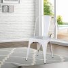 51YBNqvxbiL._AC_.jpg MUEBLES HOME Lot de 4 chaises de salle à manger en métal empilables de style industriel vintage avec dossier haut pour une utilisation extérieure et intérieure
