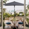 51Yge-fRsVL._AC_.jpg SORARA Balcon | Parasol de Jardin | Gris Clair | 160 x 200 cm | Mécanisme de soulèvement et d'inclinaison | sans Base