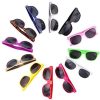 LFYXCW Lot de 12 Lunettes de Soleil Couleur Plastique pour Adulte Pack de Fete (12Couleur)