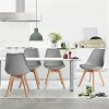 51c6bVoKXyL._AC_.jpg EGGREE Lot de 4 Chaises Salle Manger Scandinaves, Rétro Chaises Rembourrée Chaise de Cuisine/Bureau avec Pieds en Bois de Hêtre Massif Gris