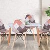 51cILL4SOQL._AC_.jpg INJOY Life Chaises de Salle à Manger Chaise Patchwork rétro Chaise de Salon de Salle à Manger en Tissu chaises d'appoint pour Cuisine Salle à Manger Ensembles de 4, Marron