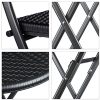 51gkMGiRxYL._AC_.jpg Relaxdays Meuble de jardin Bastian Noir 60 x 60 x 75,5 cm