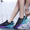 Homme Femme Chaussures de Running Sport Basket Respirante Travail Trail Sneakers Noir Rose Gris 35-46