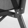 51sMrRk4TdL._AC_.jpg TecTake Ensemble de 4 Chaises de Jardin en Aluminium, Pliable, Anthracite