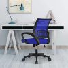 51svjgcF-3L._AC_.jpg Yaheetech Chaise de Bureau à roulettes Maille Mesh Fauteuil de Bureau Ergonomique Inclinable Pivotant Siège et Base Plus Larges Hauteur Réglable avec Accoudoirs Bleu