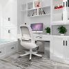 51w9jraBXhL._AC_.jpg YU YUSING Chaise de Bureau Fauteuil Siège Ergonomique avec Accoudoirs Pliables, Dossier Inclinable, Support Lombaire, Pivotant à 360 °,Hauteur Réglable, Gris