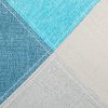 61Af0s1R5qL._AC_.jpg Mc Haus SENA Patchwork - Lot de 2 chaises de salle à manger, tapissé de tissu patchwork bleu, chaises nordique pour salon cuisine avec pieds style eiffel, 49x46x84cm