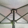 61ORoAqQljL._AC_.jpg SORARA Balcon | Parasol de Jardin | Gris Clair | 160 x 200 cm | Mécanisme de soulèvement et d'inclinaison | sans Base
