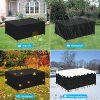 HEIMUNI Housse de Protection Etanche pour Meubles de Jardin, Housse Salon de Jardin Housse de Table Extérieur Bâche de Protection (242 * 162 * 100CM)