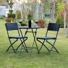 61eTq7yrfdL._AC_.jpg Relaxdays Meuble de jardin Bastian Noir 60 x 60 x 75,5 cm