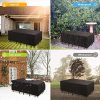 61tkep0RpNL._AC_.jpg NASUM Housse de Protection pour Meuble Mobilier de Jardin 420D Tissu Oxford Couverture de Patio Extérieur Étanche Anti-UV/Intempérie/Poussière avec Corde et Boucle Verrouillage, 240x160x100cm Noir